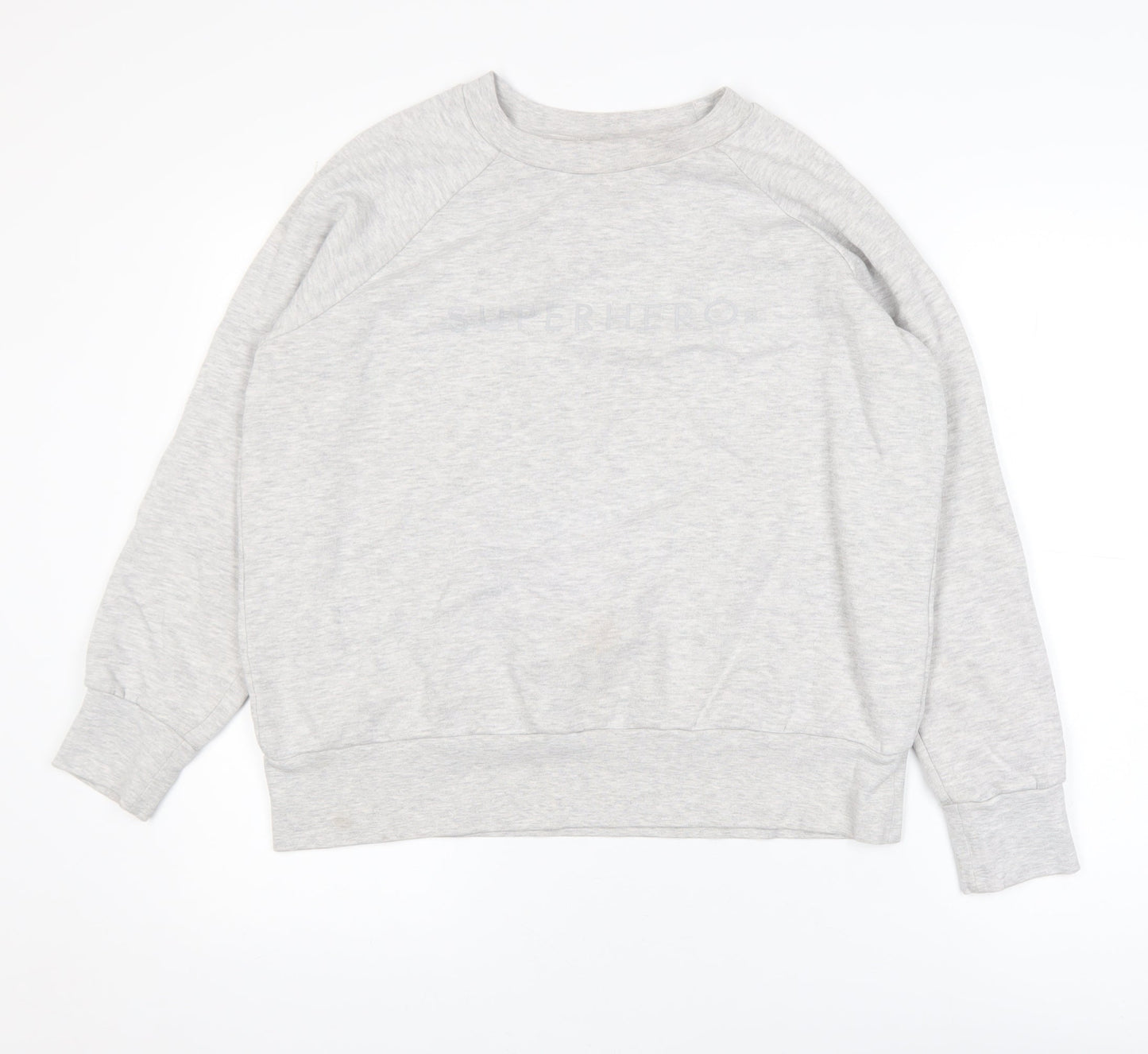 Womens UK Size M Sweaty Betty Grey Pullover Sweatshirt