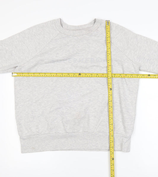 Womens UK Size M Sweaty Betty Grey Pullover Sweatshirt