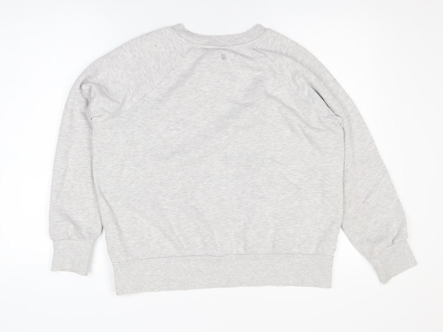 Womens UK Size M Sweaty Betty Grey Pullover Sweatshirt