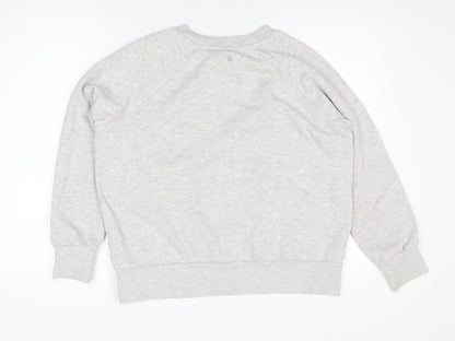 Womens UK Size M Sweaty Betty Grey Pullover Sweatshirt