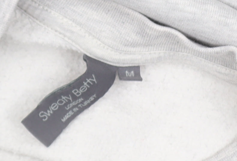 Womens UK Size M Sweaty Betty Grey Pullover Sweatshirt
