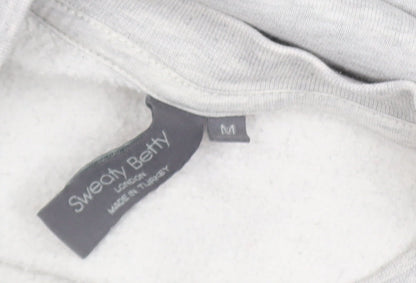 Womens UK Size M Sweaty Betty Grey Pullover Sweatshirt