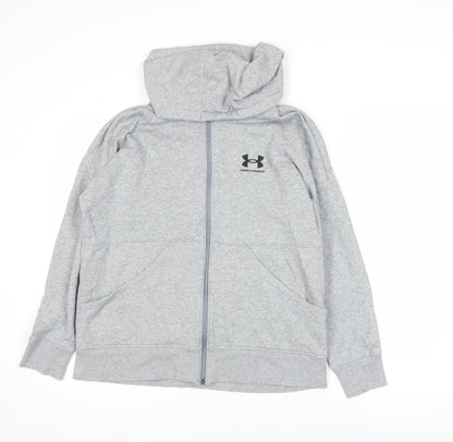 Mens UK Size S Under armour Grey Gym & Training Running & Jogging Walking Jacket