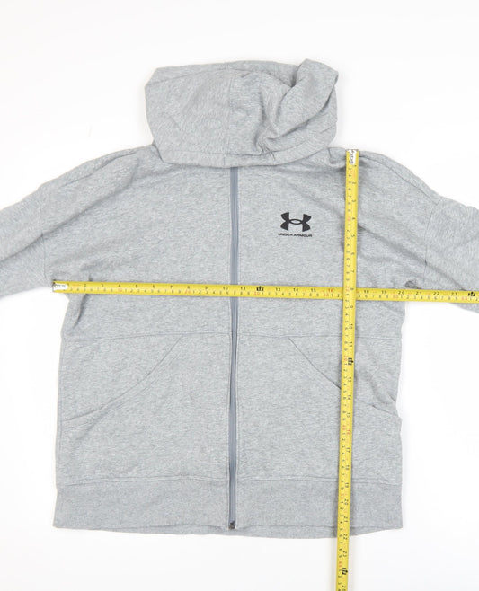 Mens UK Size S Under armour Grey Gym & Training Running & Jogging Walking Jacket