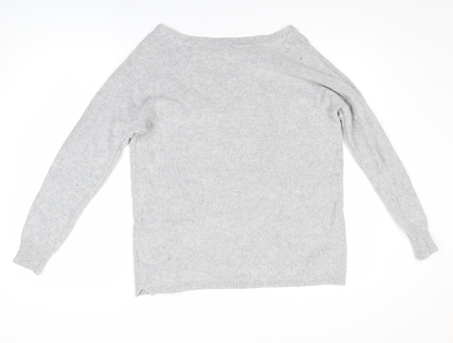 Womens UK Size 10 Crew Clothing Co. Grey Pullover Jumper