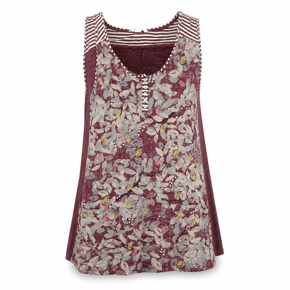 Womens UK Size M White Stuff Red Tunic Tank