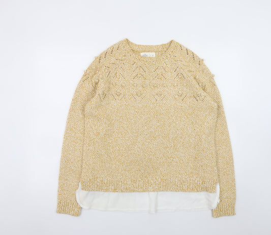 Womens UK Size 12 Springfield Beige Pullover Jumper
