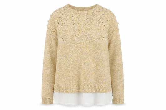 Womens UK Size 12 Springfield Beige Pullover Jumper