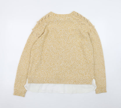 Womens UK Size 12 Springfield Beige Pullover Jumper