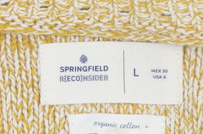 Womens UK Size 12 Springfield Beige Pullover Jumper