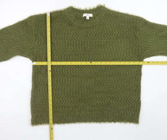 Womens UK Size L Marks and Spencer Green Pullover Jumper