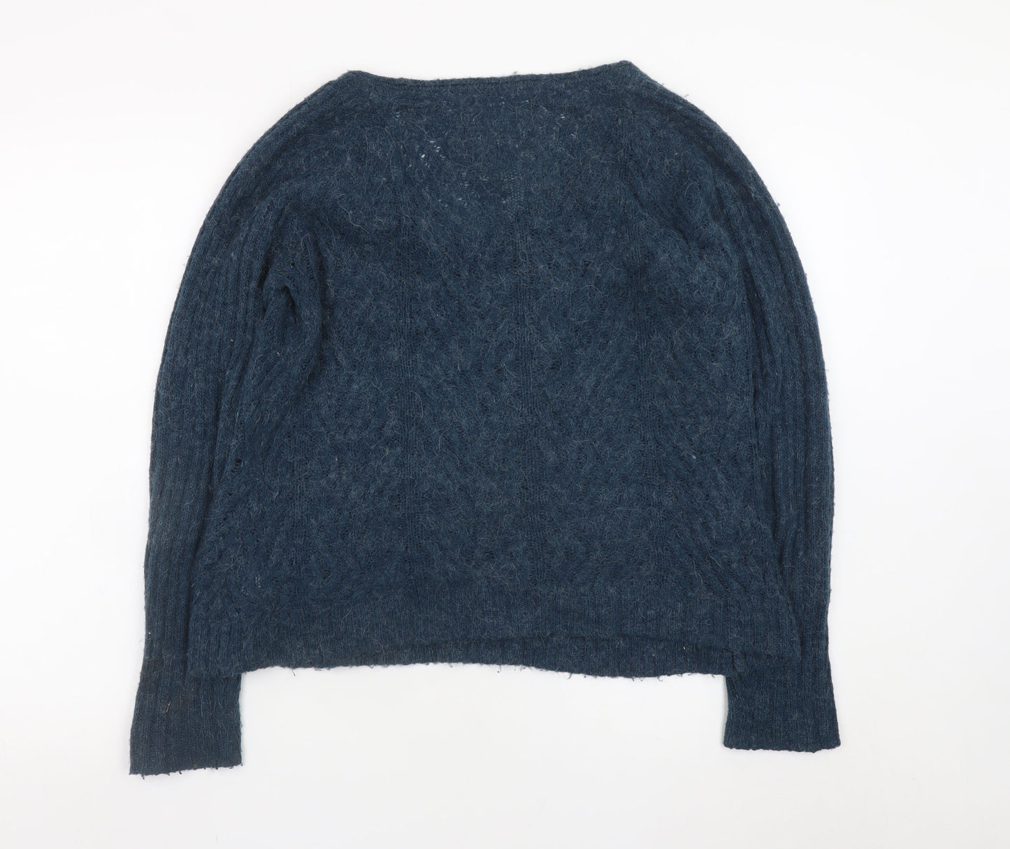 Womens UK Size 12 Mistral Blue Pullover Jumper