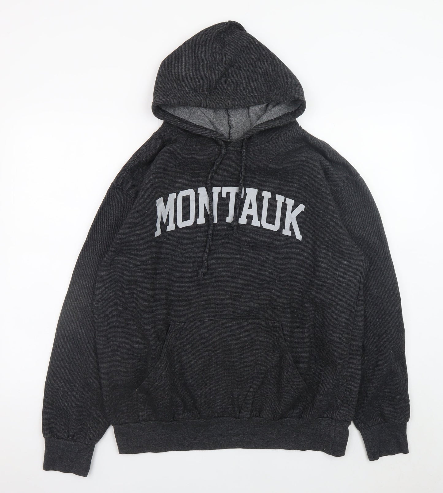 Mens UK Size L MV Sport Black Pullover Hoodie