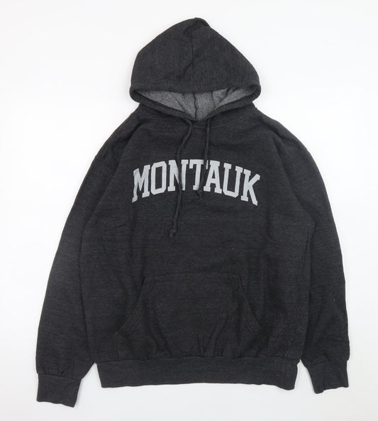 Mens UK Size L MV Sport Black Pullover Hoodie