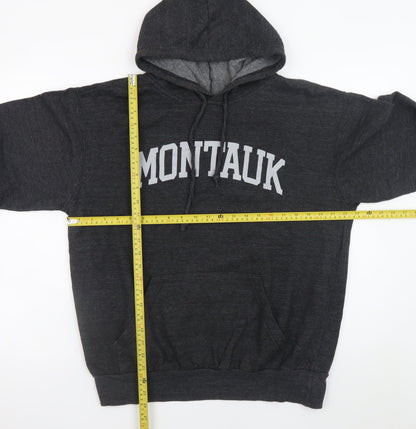 Mens UK Size L MV Sport Black Pullover Hoodie