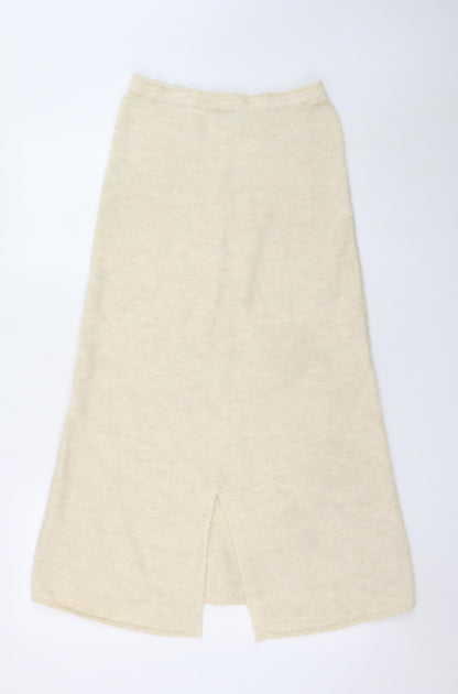 Womens UK Size M Zara A-Line Knit Skirt