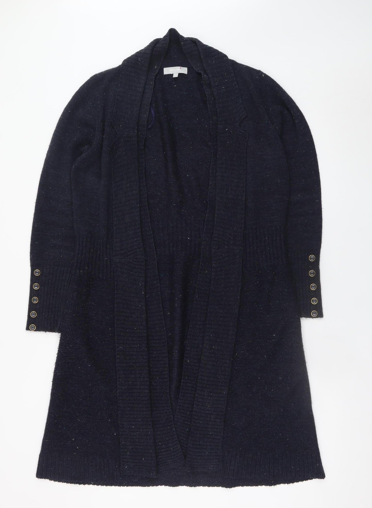 Womens UK Size M Marks and Spencer Blue Cardigan Jumper