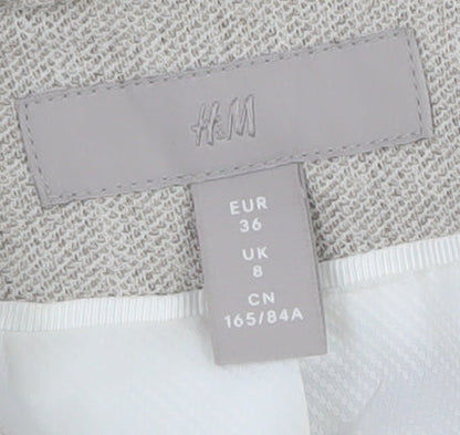 H&M Women Beige Size 8 Classic Blazer Jacket