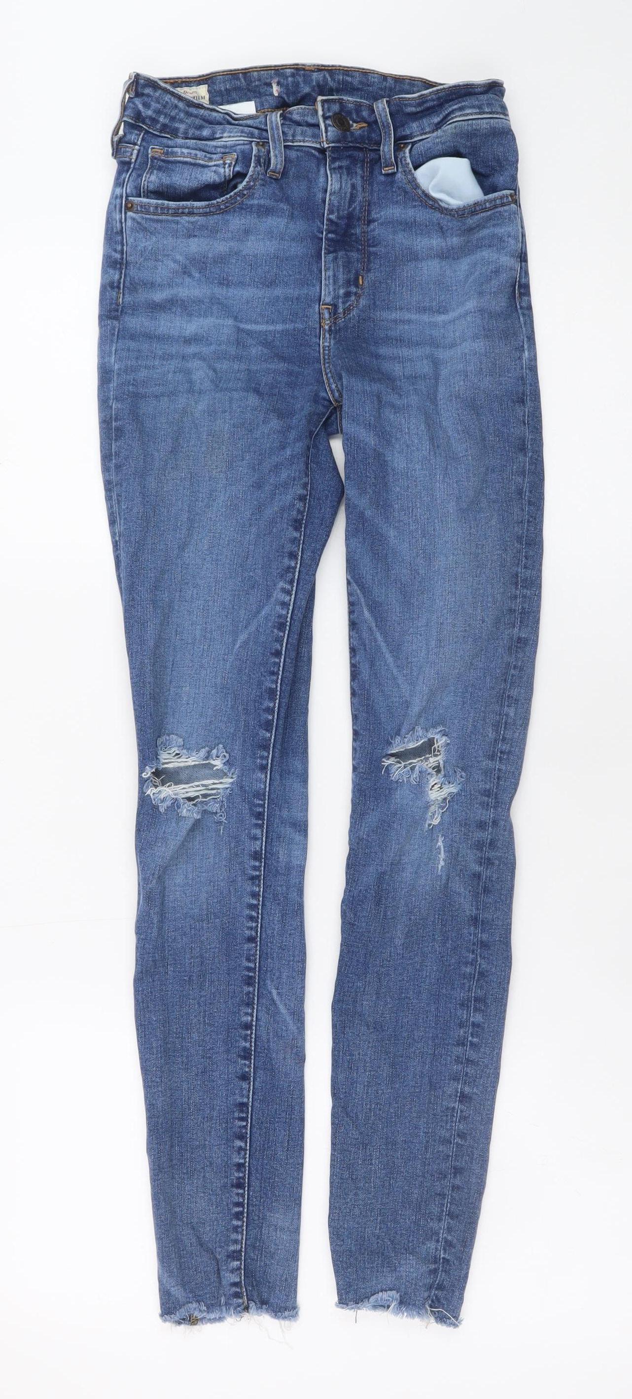 Womens UK Size 6 Levi's Slim Fit Skinny Blue Jeans