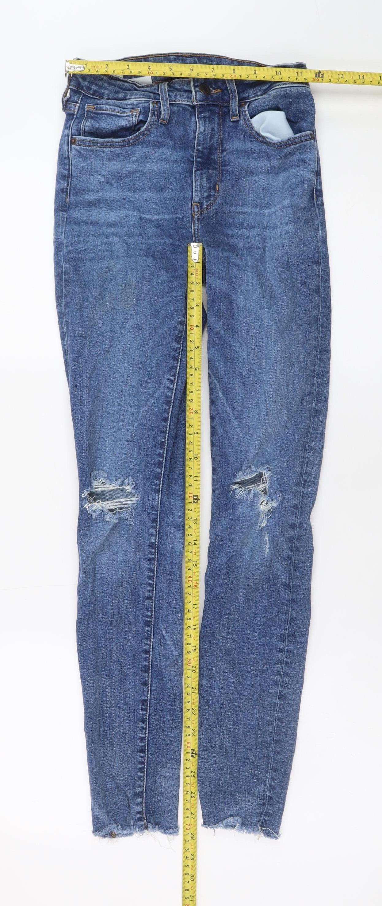 Womens UK Size 6 Levi's Slim Fit Skinny Blue Jeans