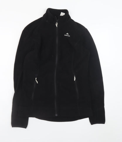 Mens UK Size M Quechua Black Basic Jacket