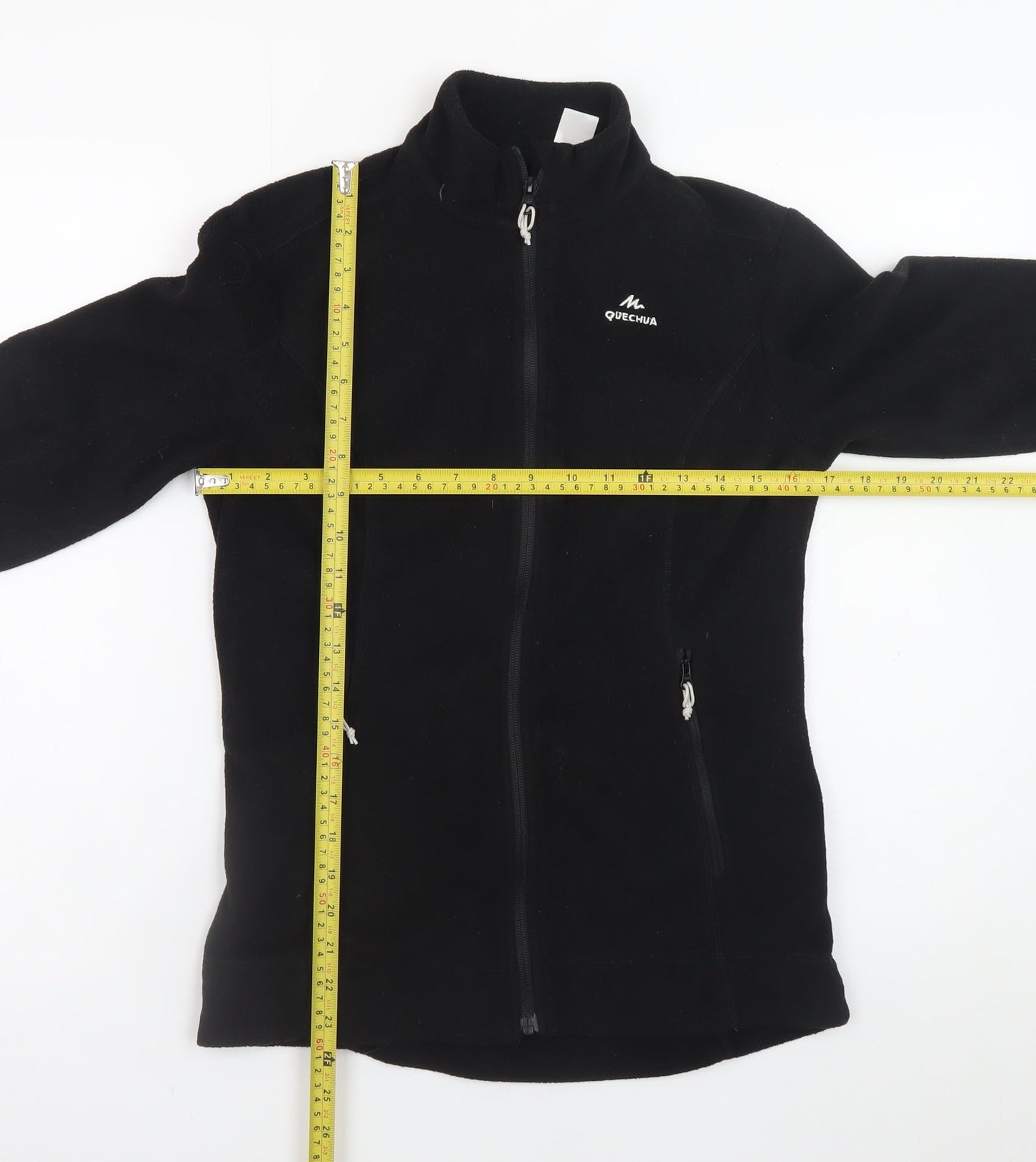 Mens UK Size M Quechua Black Basic Jacket