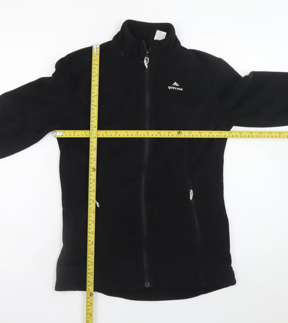 Mens UK Size M Quechua Black Basic Jacket
