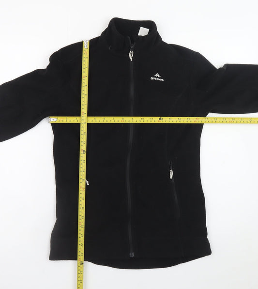 Mens UK Size M Quechua Black Basic Jacket
