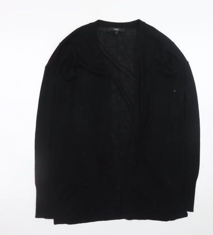 Next Women's Black Long Sleeve Cardigan Size 6 Lightweight Knit