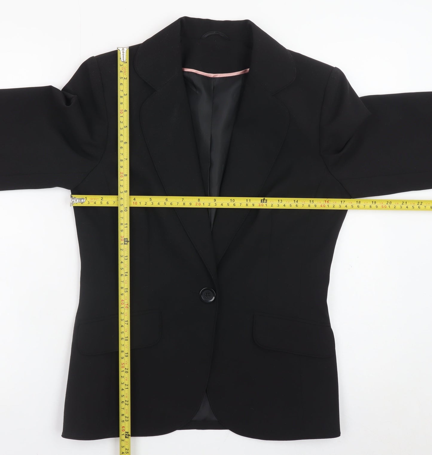 Womens UK Size 10 Dorothy Perkins Regular Black Blazer