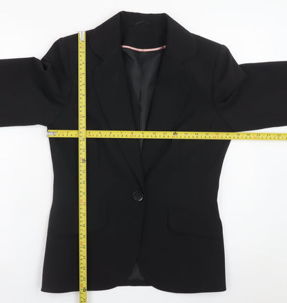 Womens UK Size 10 Dorothy Perkins Regular Black Blazer