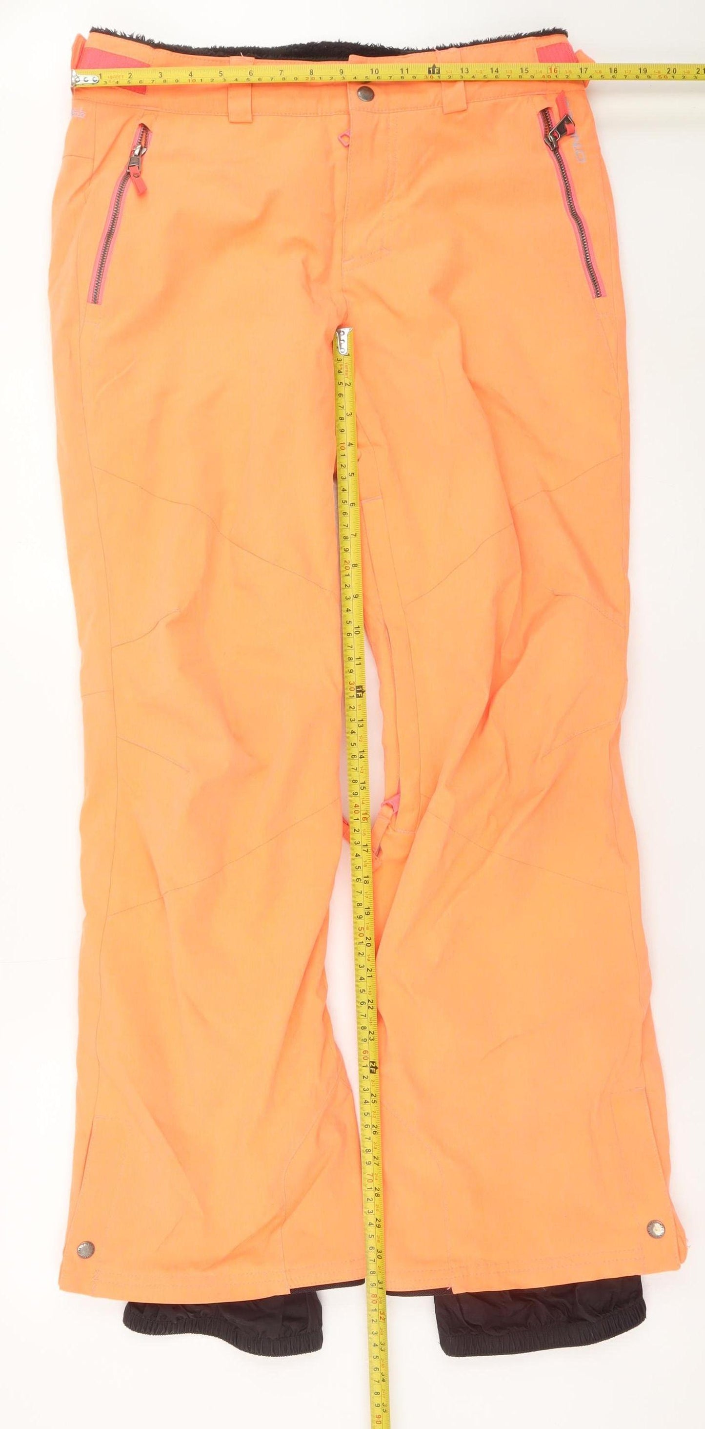 Mens UK Size M O'Neill Regular Fit Snow Pants Orange Trousers