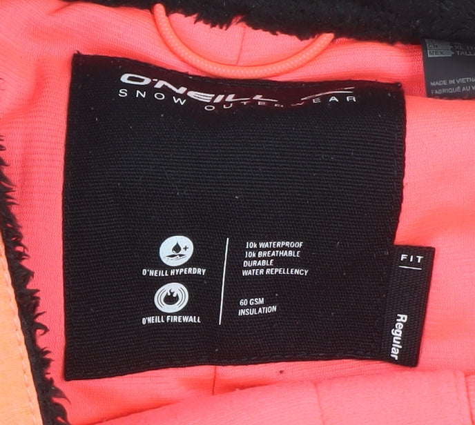 Mens UK Size M O'Neill Regular Fit Snow Pants Orange Trousers