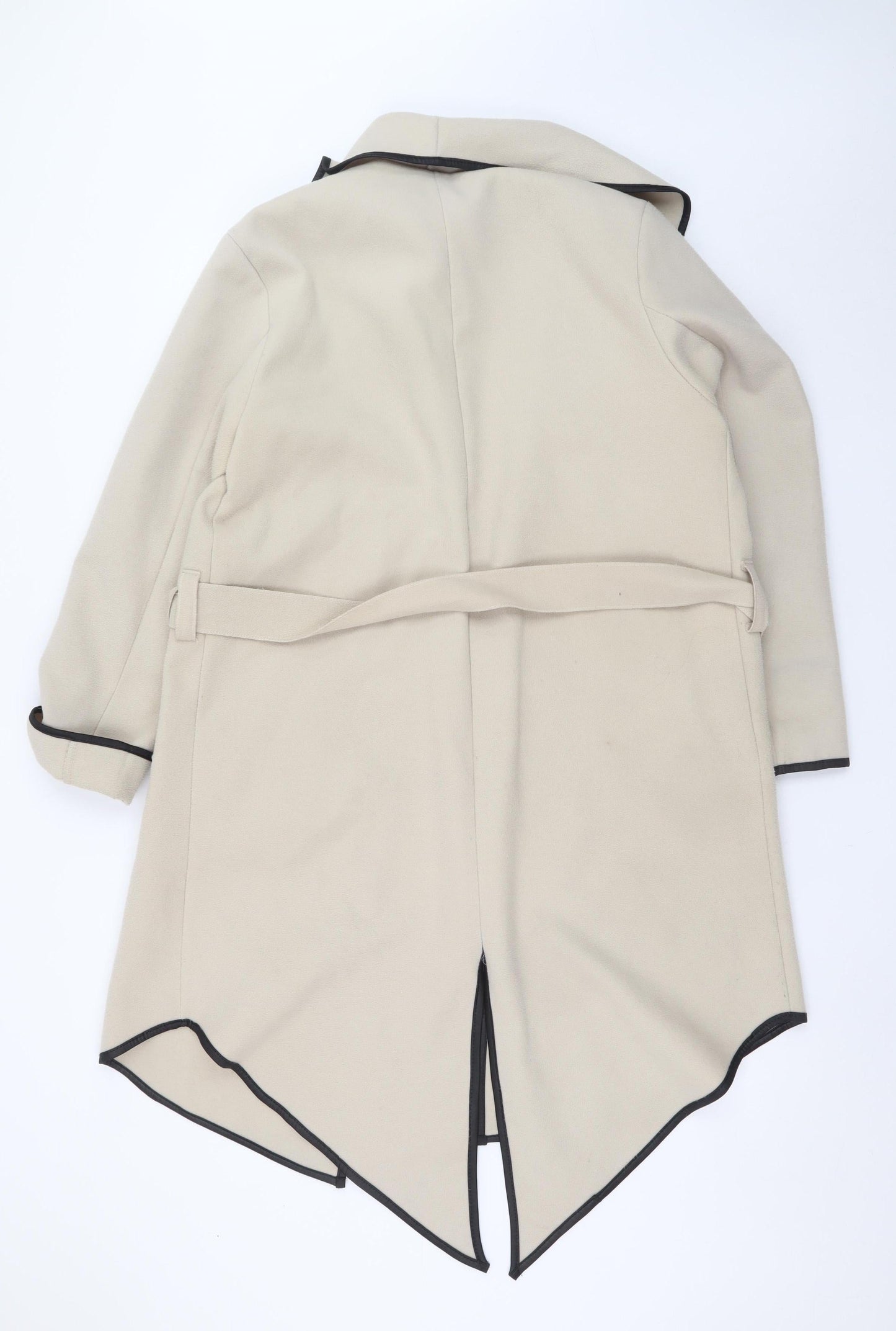 Womens UK Size 8/10 Izabel London Beige Trench Coat