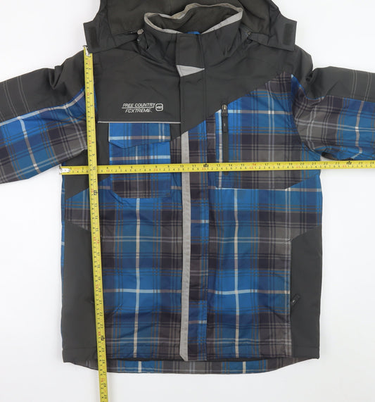 Mens UK Size XL Free Country Blue Puffer Jacket