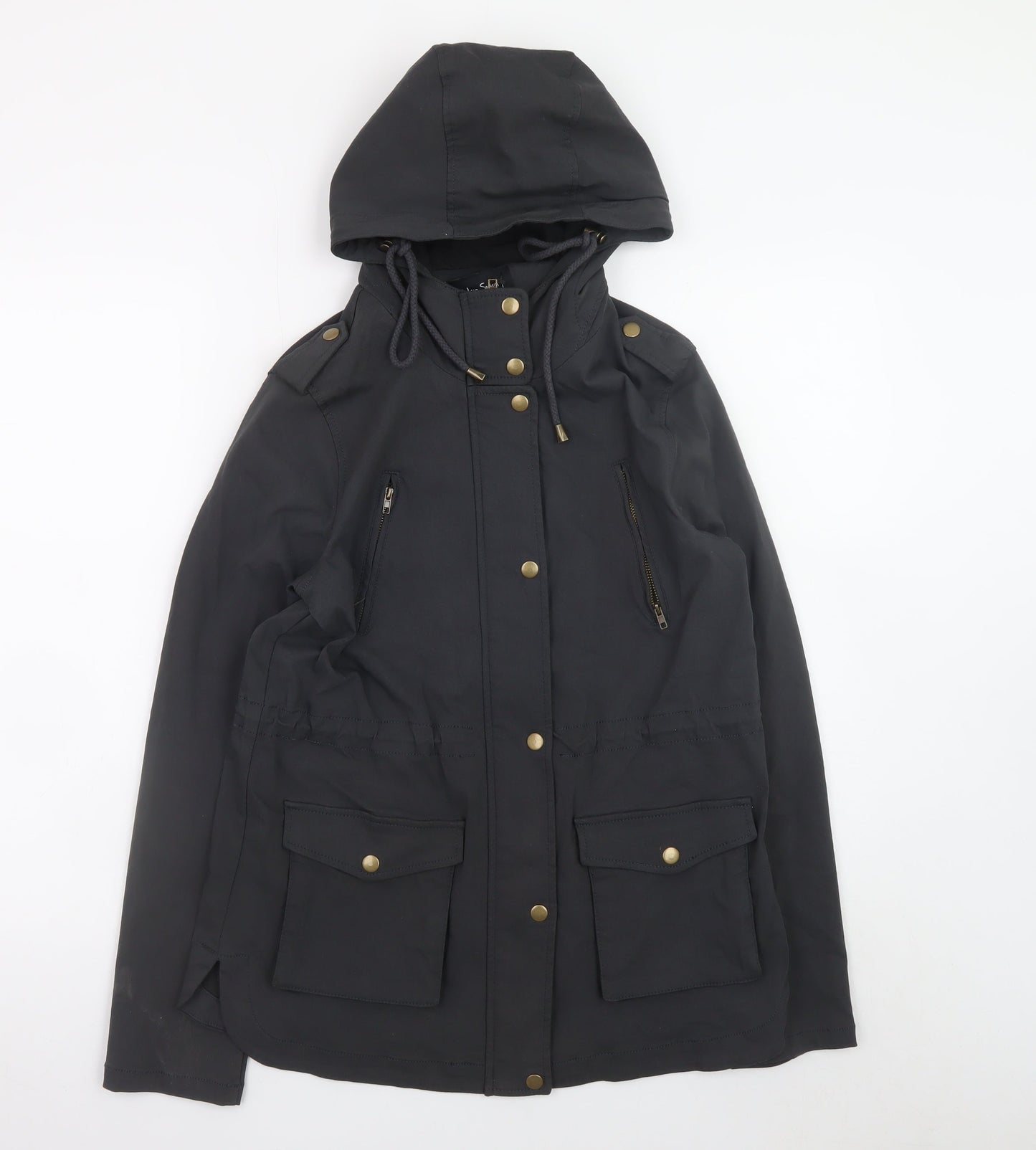 Womens UK Size M Eden Society Black Parka Coat