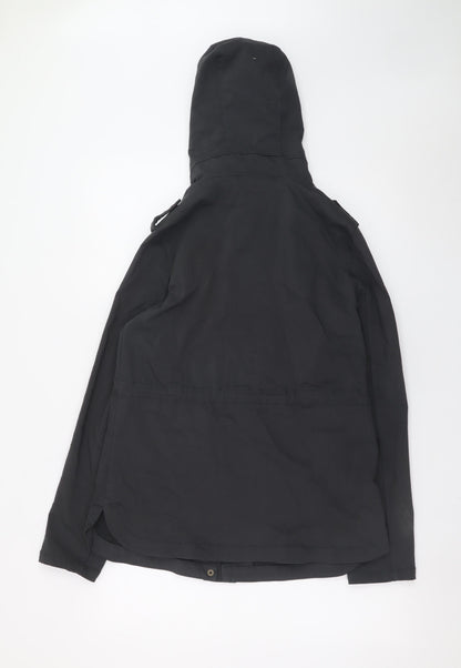 Womens UK Size M Eden Society Black Parka Coat