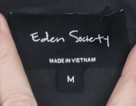 Womens UK Size M Eden Society Black Parka Coat