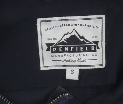 Penfield Women’s Blue Parka Jacket S Cotton Blend Hooded Outdoor