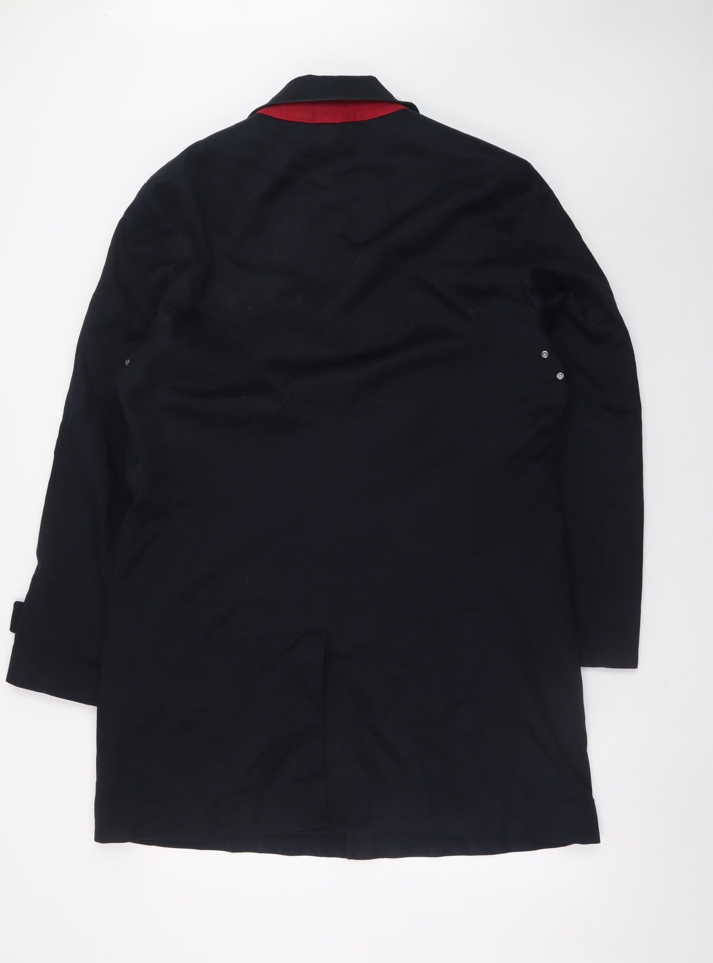 Mens UK Size 40 T.M. Lewin Black Overcoat