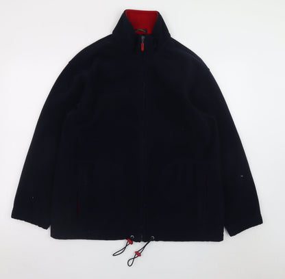 Marks and Spencer Men's Blue Fleece Full Zip Jacket UK 14