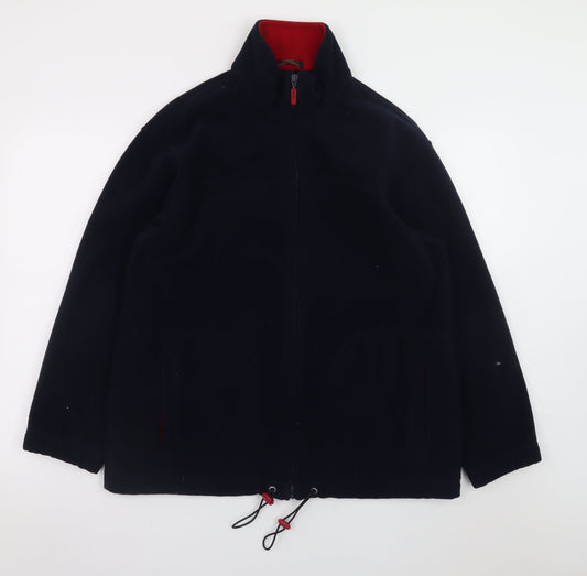Marks and Spencer Men's Blue Fleece Full Zip Jacket UK 14