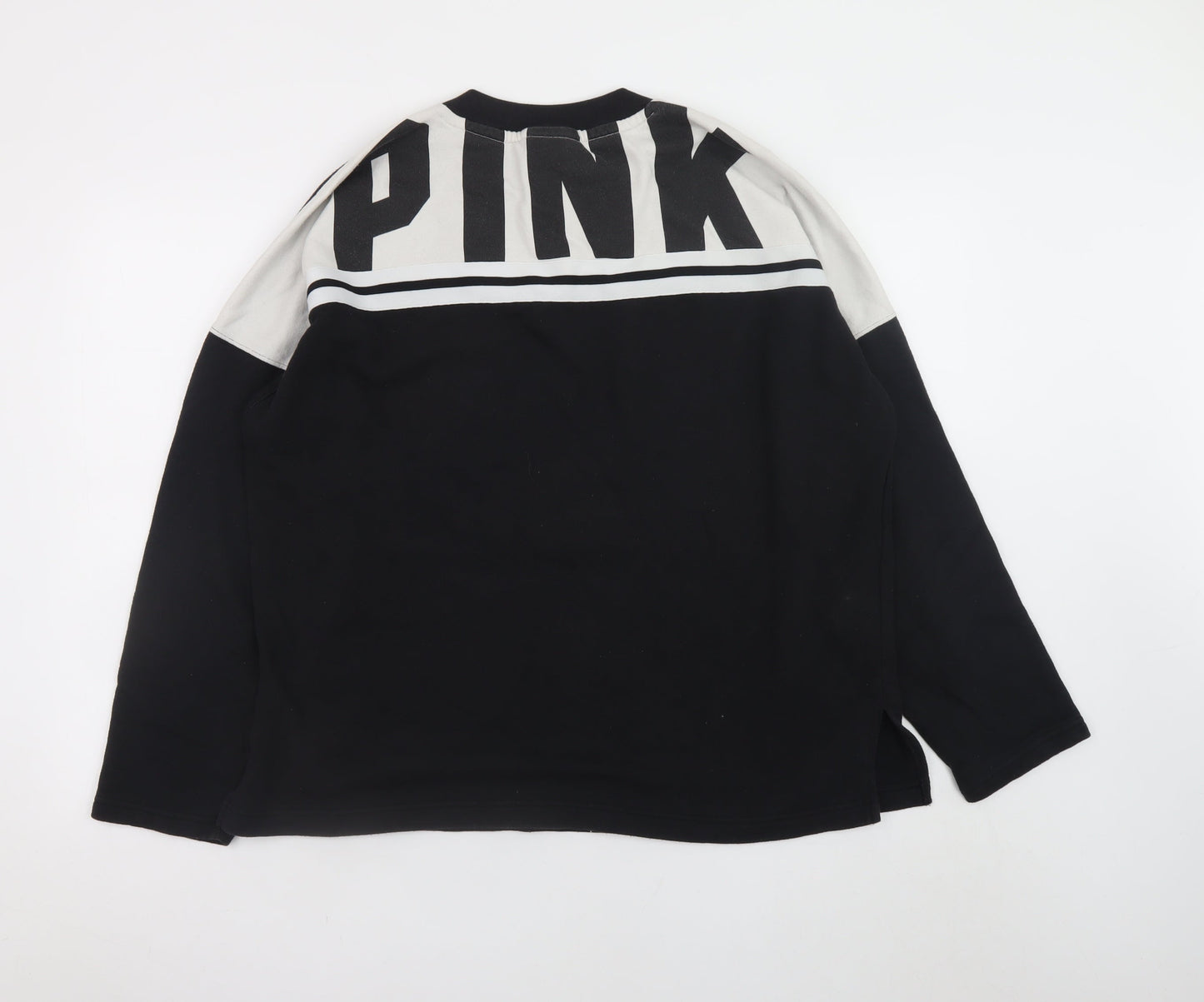 Womens UK Size L Victoria's Secret Black Pullover Sweatshirt