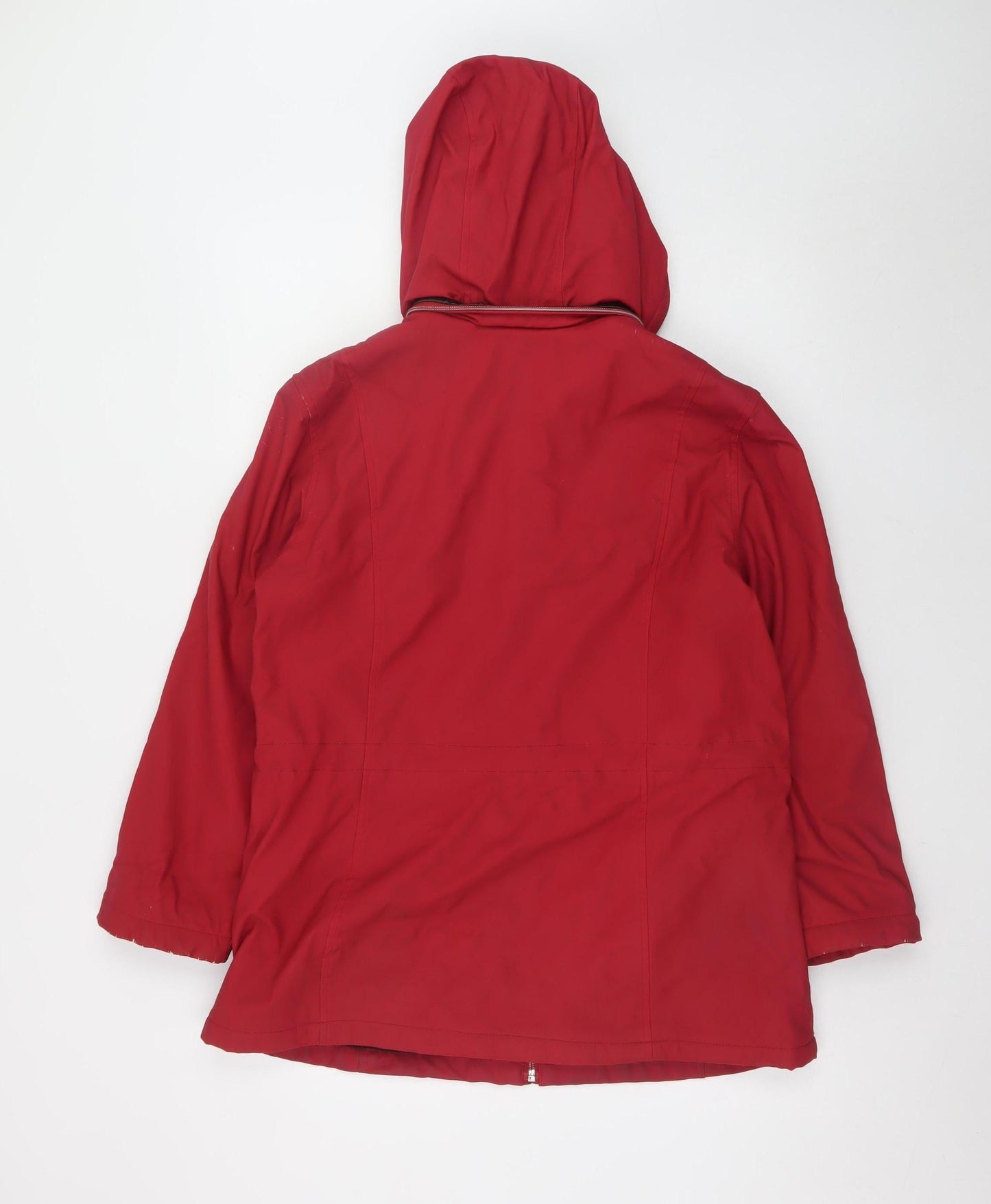 Womens UK Size M Weatherproof Red Parka Coat