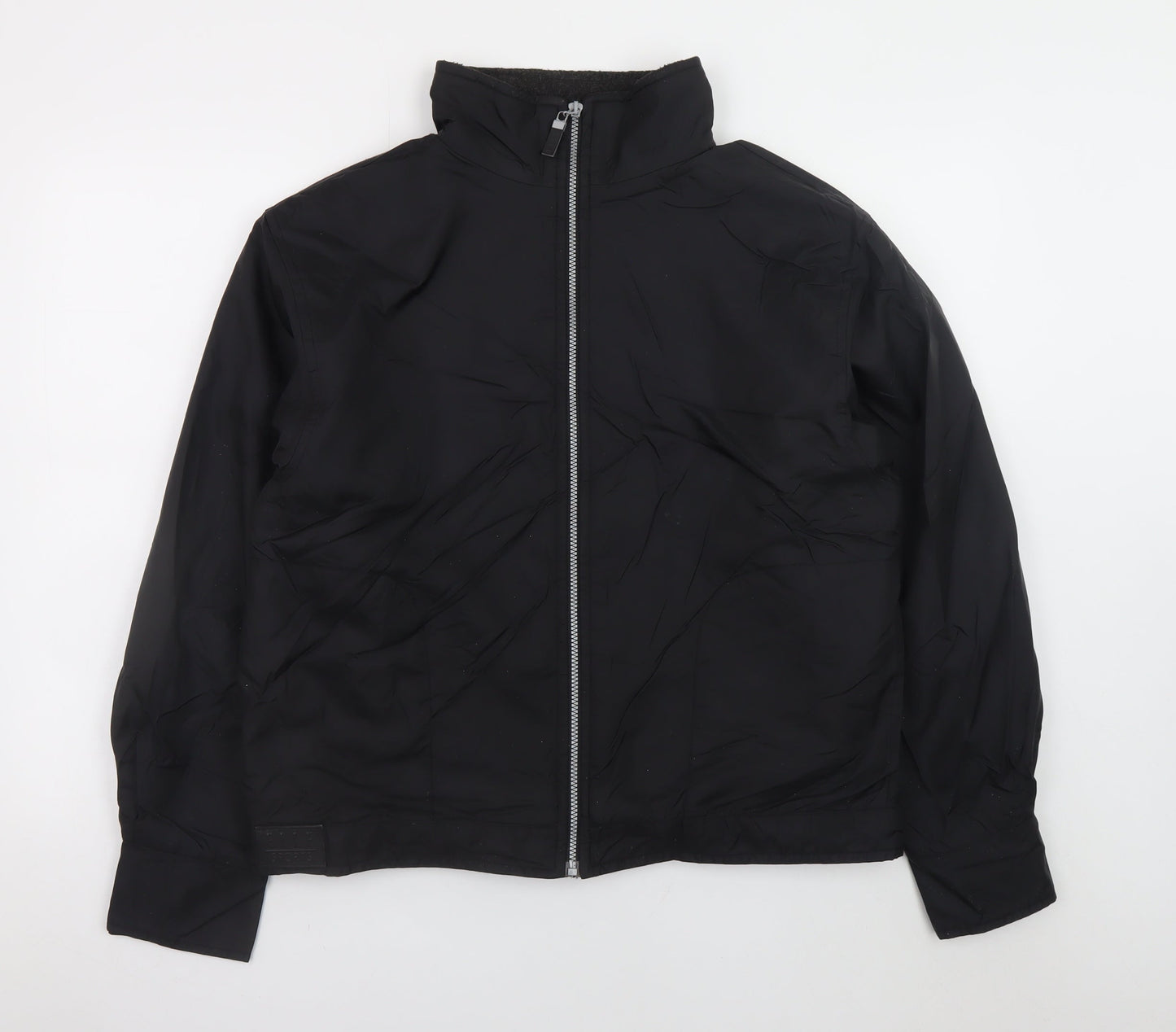 Womens UK Size L ELLE SPORTS Black Basic Jacket