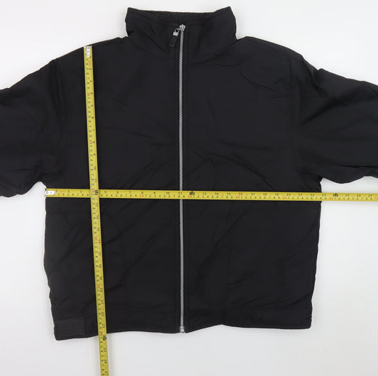 Womens UK Size L ELLE SPORTS Black Basic Jacket
