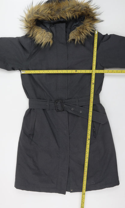 Womens UK Size 12 Peter Storm Black Parka Coat