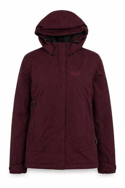 Womens UK Size 8 Jack Wolfskin Red Parka Coat