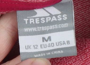 Womens UK Size 12 Trespass Pink Fleece