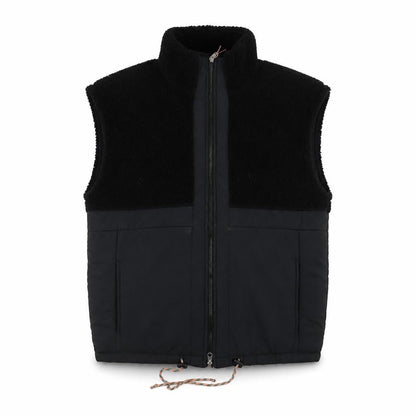 H&M Move Men's Black Fleece Bodywarmer Waistcoat M Regular